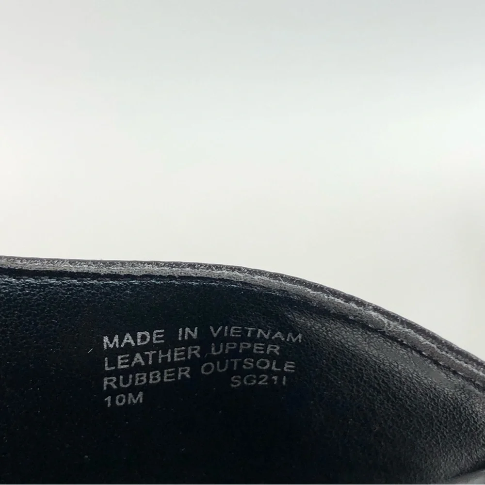 MICHAEL Michael Kors Black Leather Platform Slingback Sandals - Picture 9 of 11